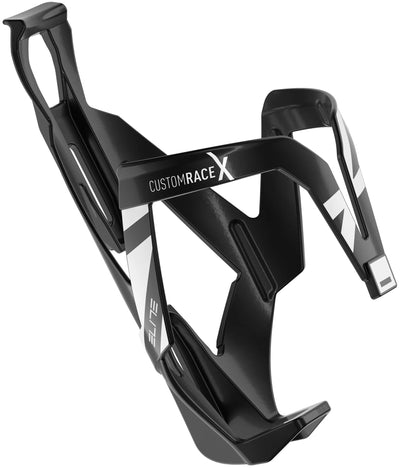 Porte-bidon Elite custom race x porte-bidon custom race x noir blanc brillant