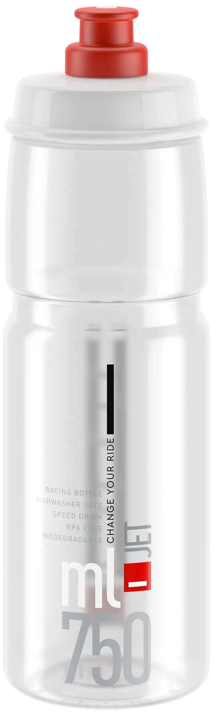 Bouteille d'eau Elite jet plus bouteille jet plus 750ml rouge clair
