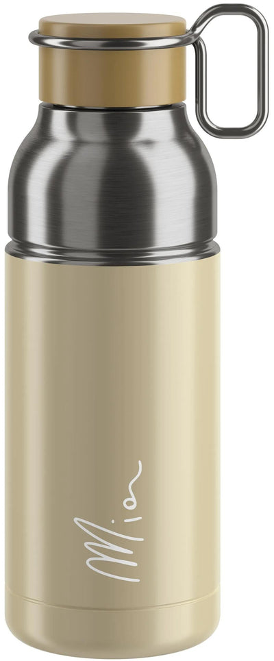 Elite bouteille d'eau mia bouteille en acier inoxydable mia acier inoxydable 650ml beige argent