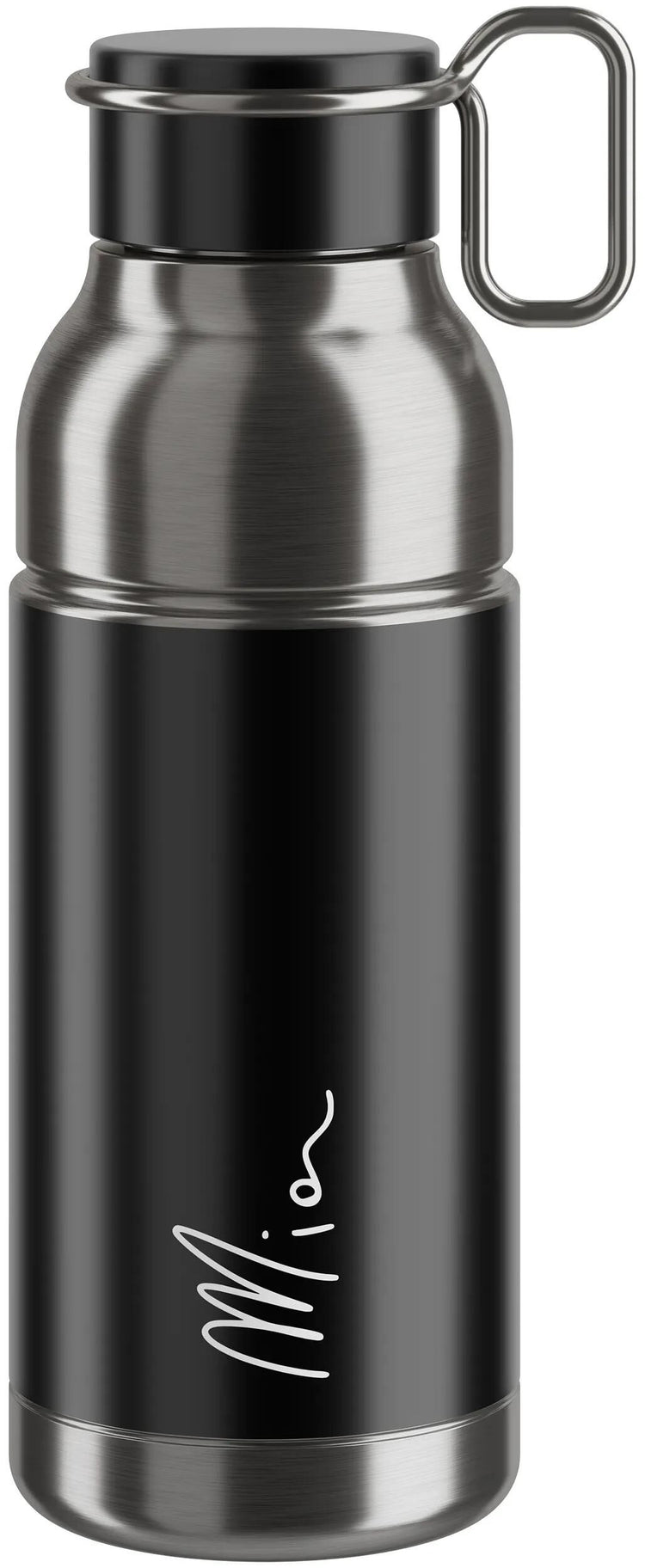 Elite bouteille d'eau mia bouteille en acier inoxydable mia acier inoxydable 650ml noir argent