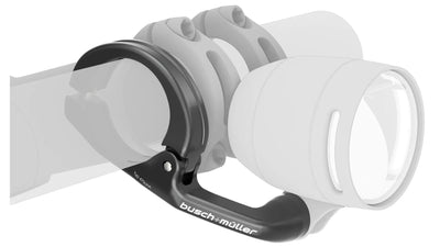 Busch Muller Lamphaak Direction de montage en aluminium 25,4 mm 31,8 mm noir