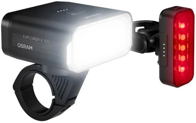 Osram ensemble de lumières led bike explorer x 500 ensemble rechargeable headli ledsbike explorer x 500