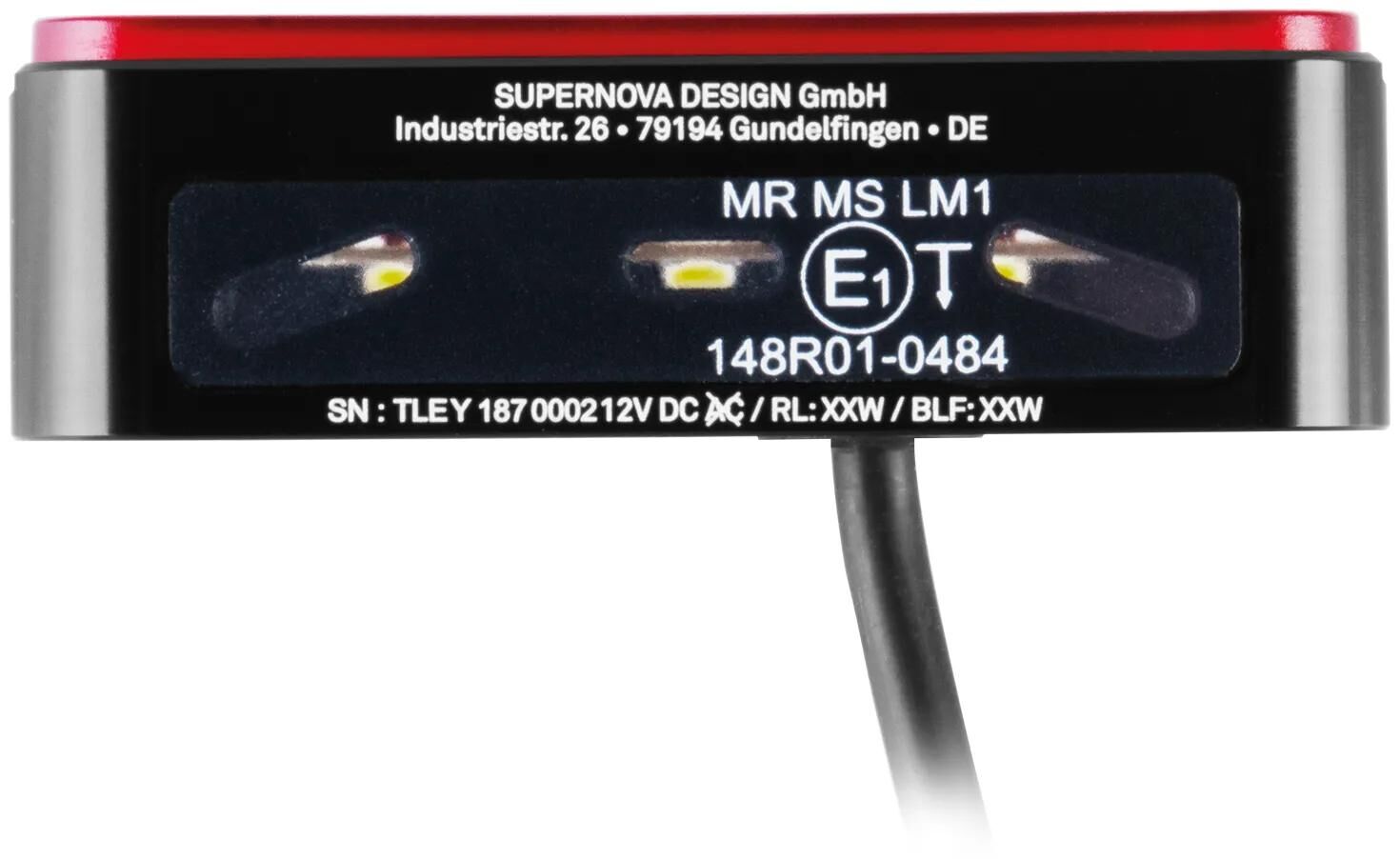 Supernova Supern de lumière arrière. TL3 Pro S Black