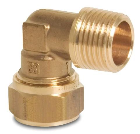 Bonfix raccord de transition à angle droit 15x1 2 compression ext.