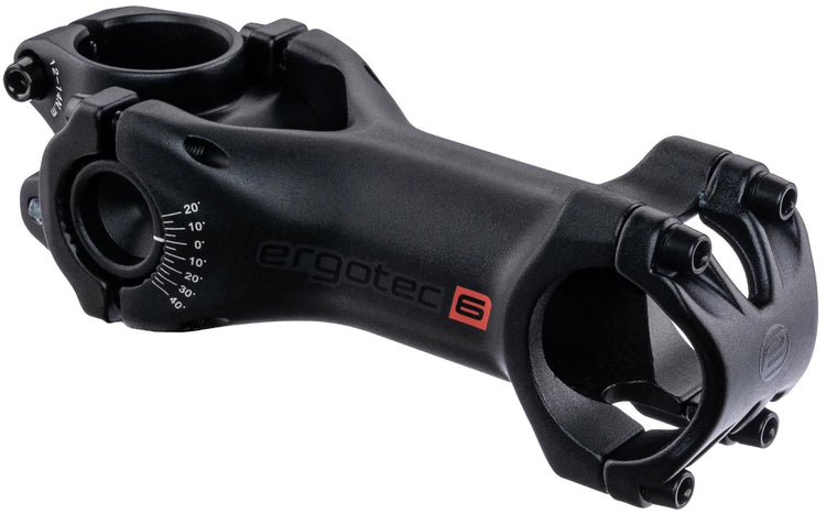 Ergotec potence gonflée droite potence cousue droite 35mm 120mm niveau 6