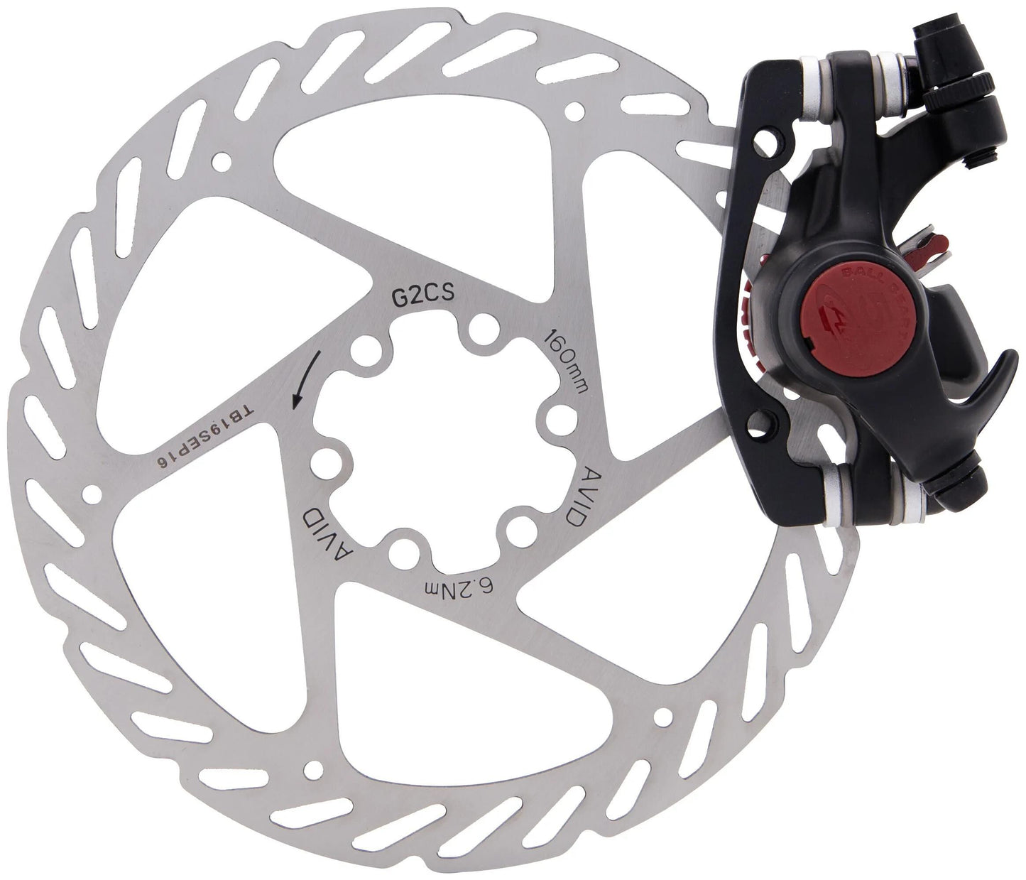Disque passionné br. BB7 MTB 160 mm