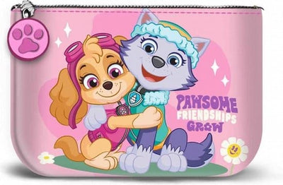 Portefeuille zippé rose Jim Jam Paw Patrol