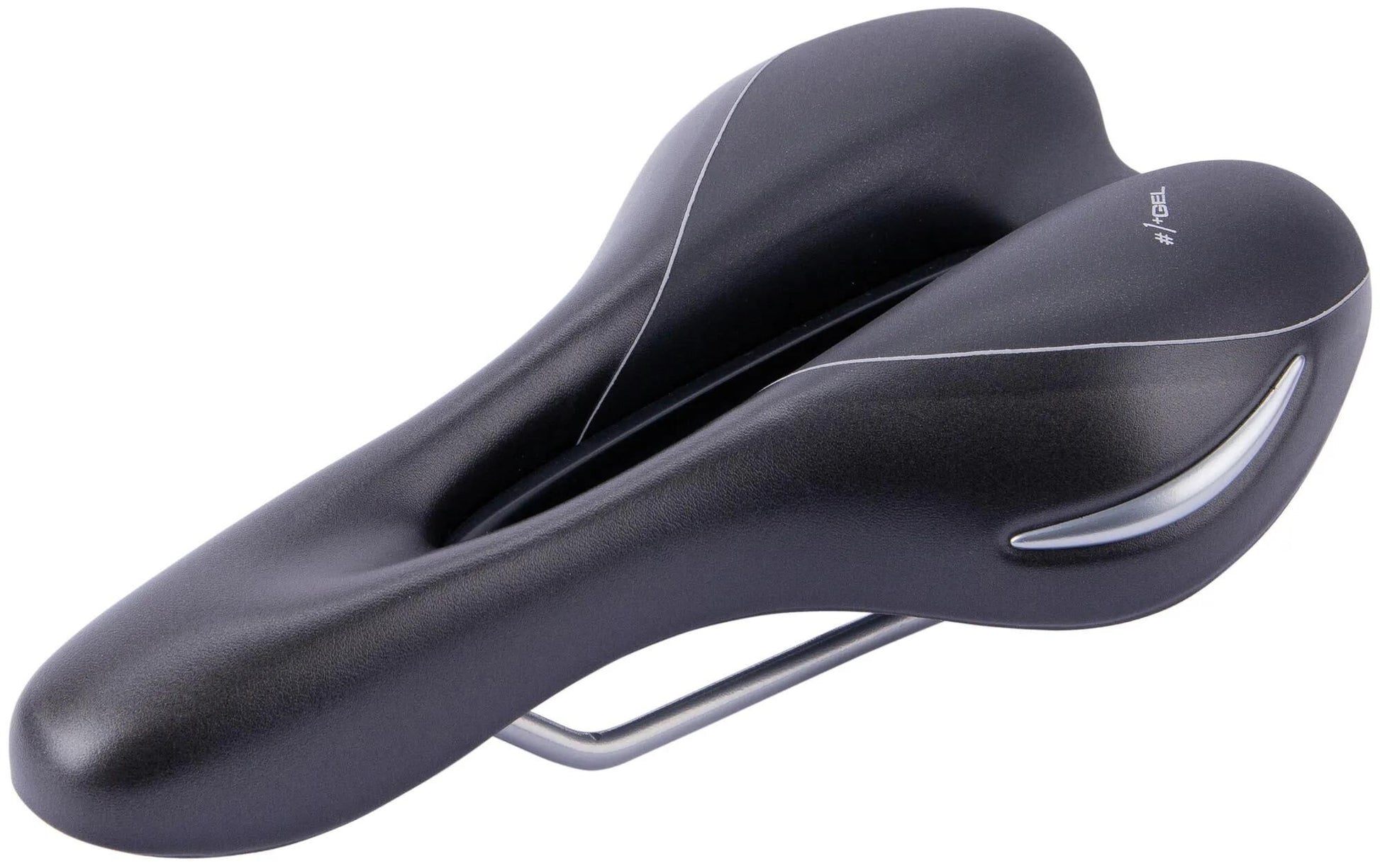 Contec selle elliptique + ct selle elliptique+ vtt sport unisexe noir argent