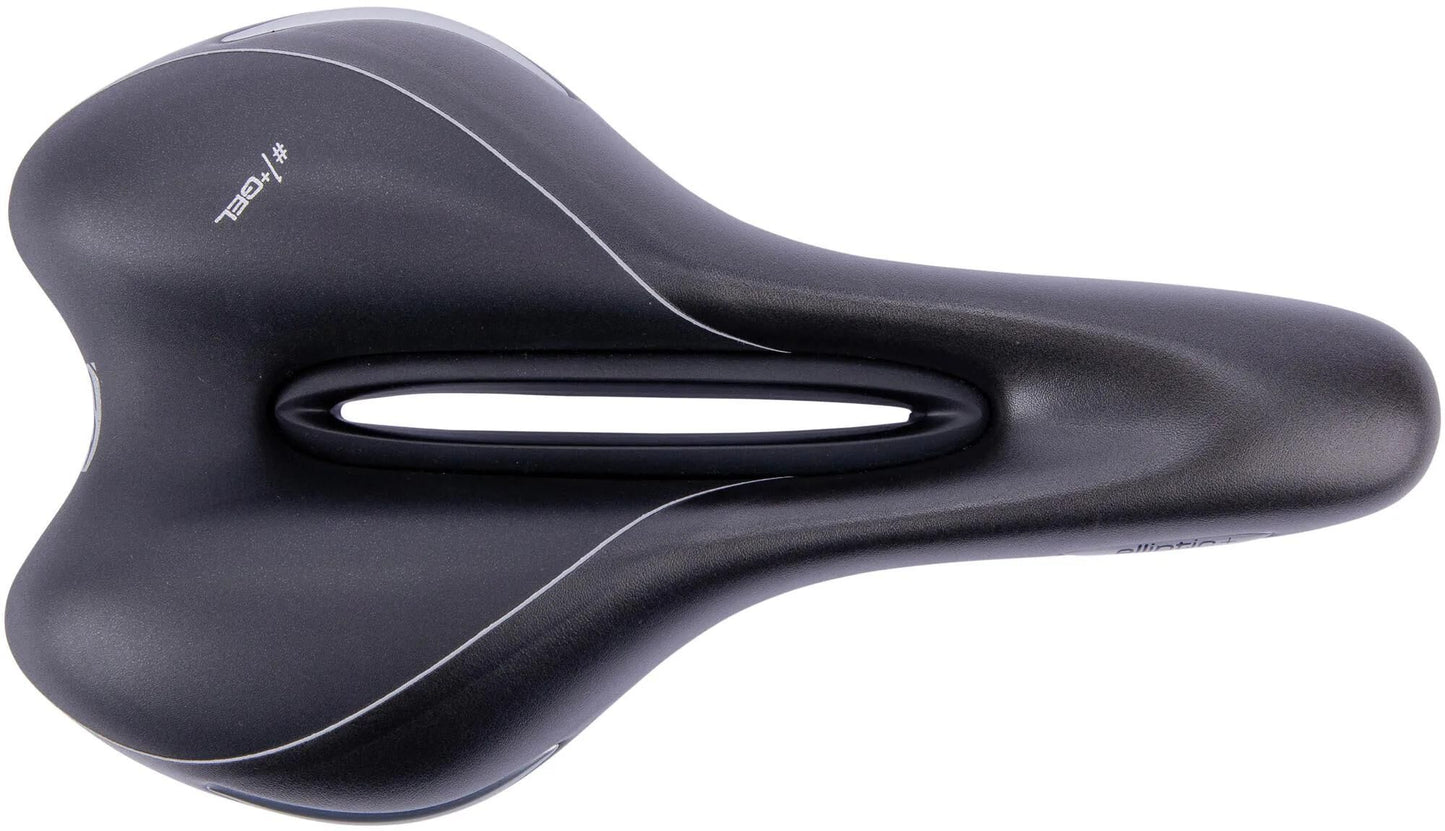 Contec selle elliptique + ct selle elliptique+ vtt sport unisexe noir argent