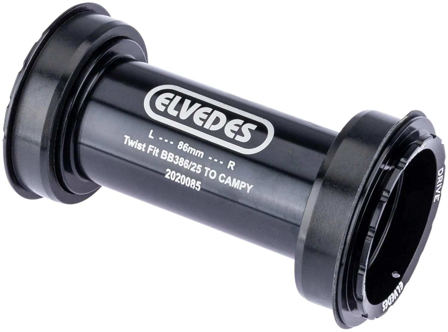 Twist Fit Bottom Breach Elvedes pour BB386 Campagnolo Ultra Torque sans roulements 46 x 86 mm