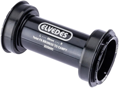 Twist Fit Bottom Breach Elvedes pour BB386 Campagnolo Ultra Torque sans roulements 46 x 86 mm