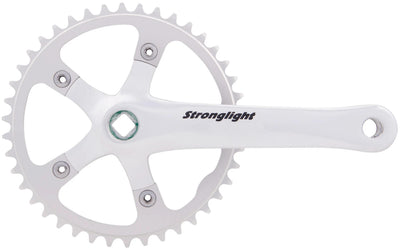 Stronglight Cranket Strongl. Impact de l'argent anodisé