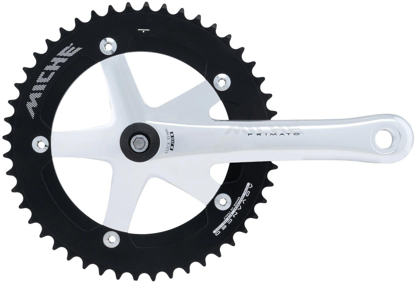 Miche Crankstel Pista Advanced 170mm 48TDS. 1 8 argent