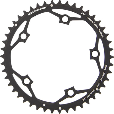 Stronglight Chain Ring Strongl.CT2 46t Alu Black