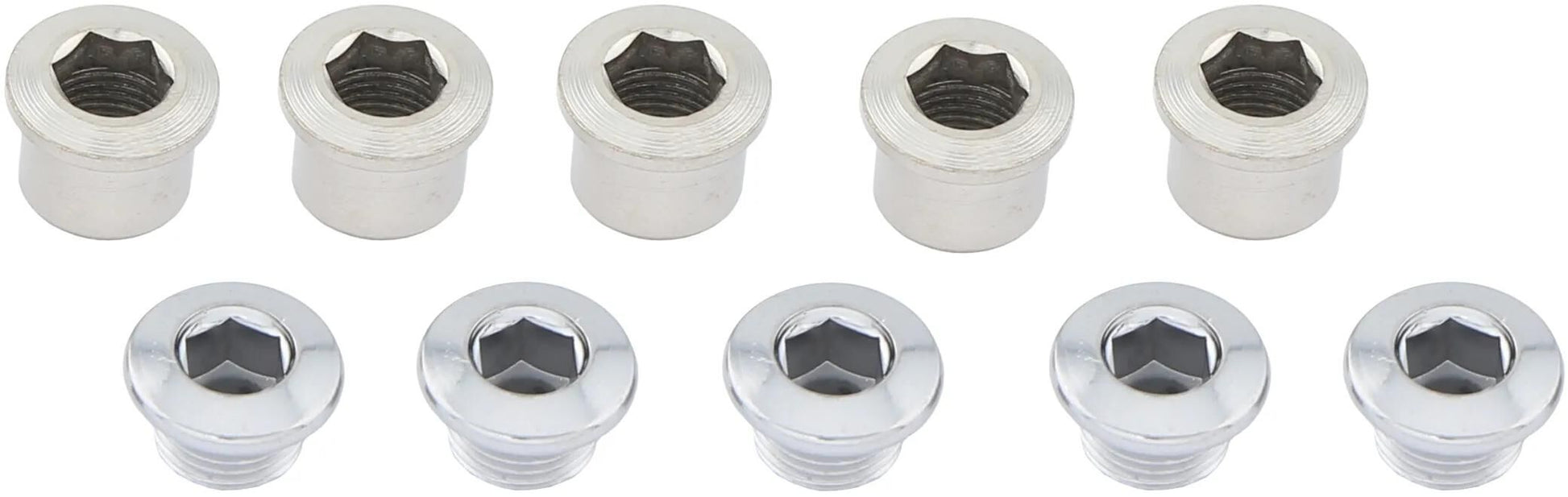 Stronglight ring sortl. W.Nuts set 5pcs