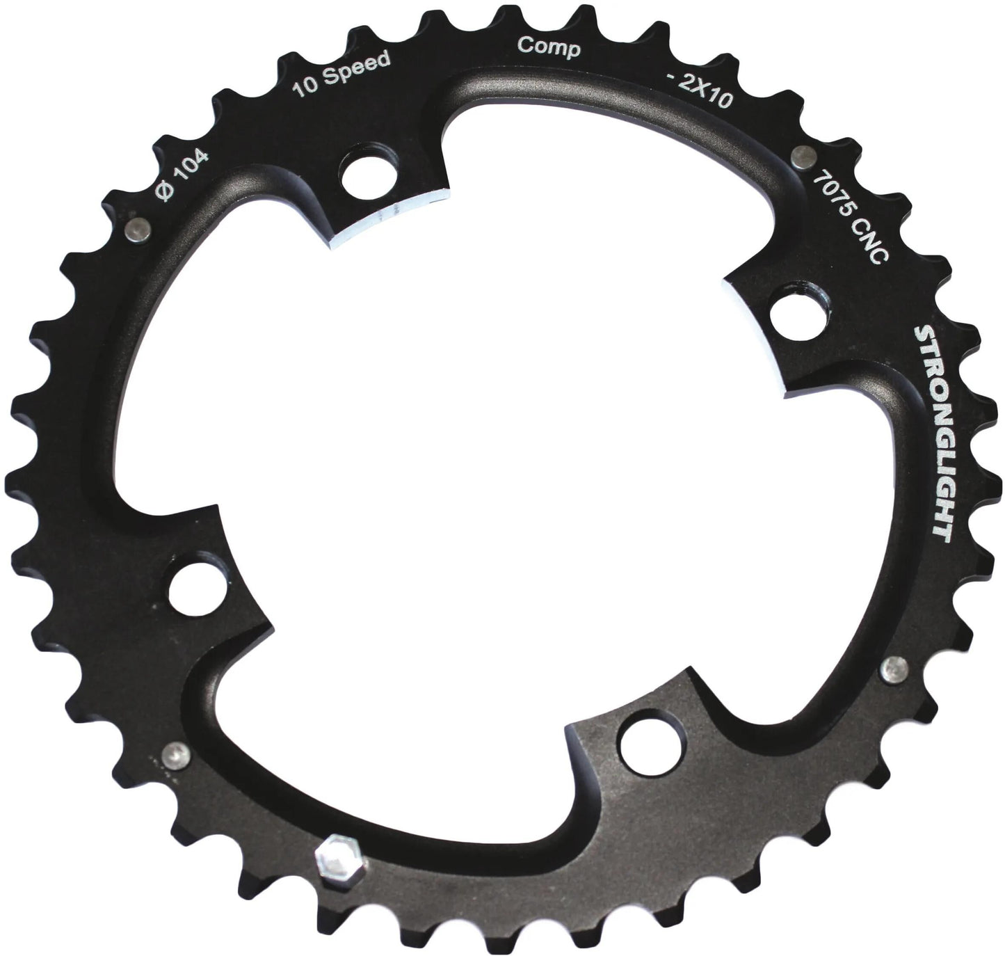 Stronglight Chain Ring Strongl. MTB 38T Alu Black