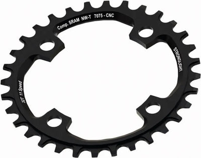 Stronglight Chain Ring 38T BCD 104 Alu Black