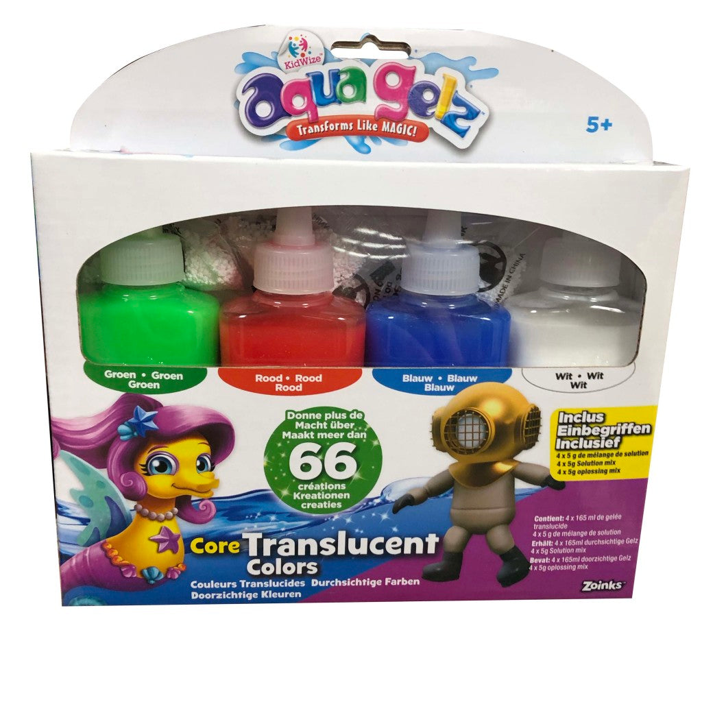Aqua Gelz Aqua Gelz Couleurs translucides Refill Set 8 pièces