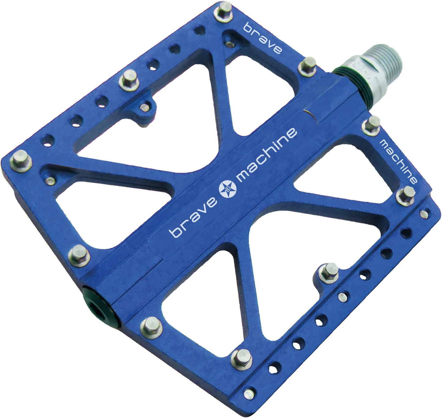 Brave plate-forme pédale freeride bleu extrême