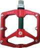 Brave plate-forme pédale freeride carbone rouge