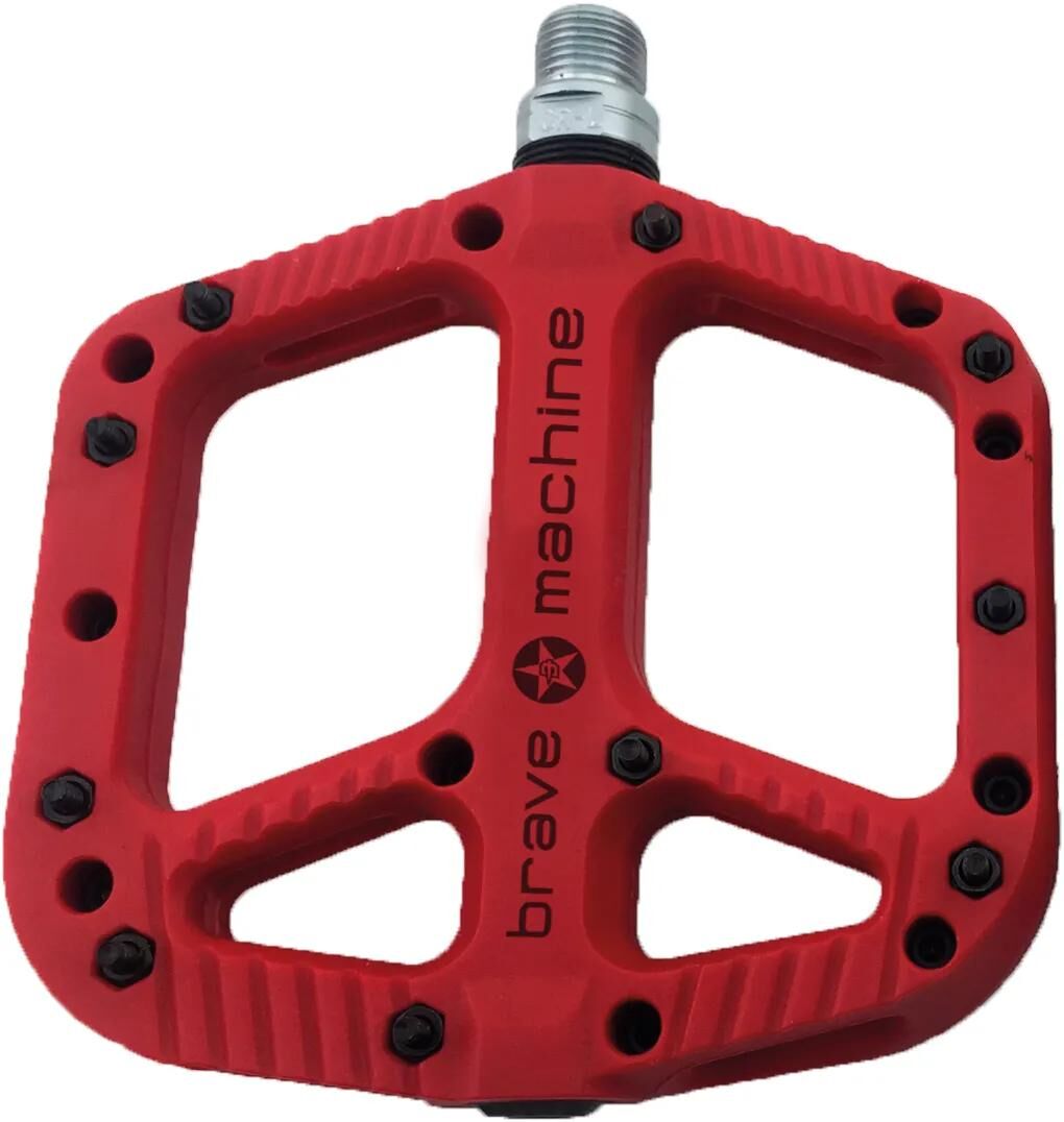 Brave plate-forme pédale freeride xl rouge