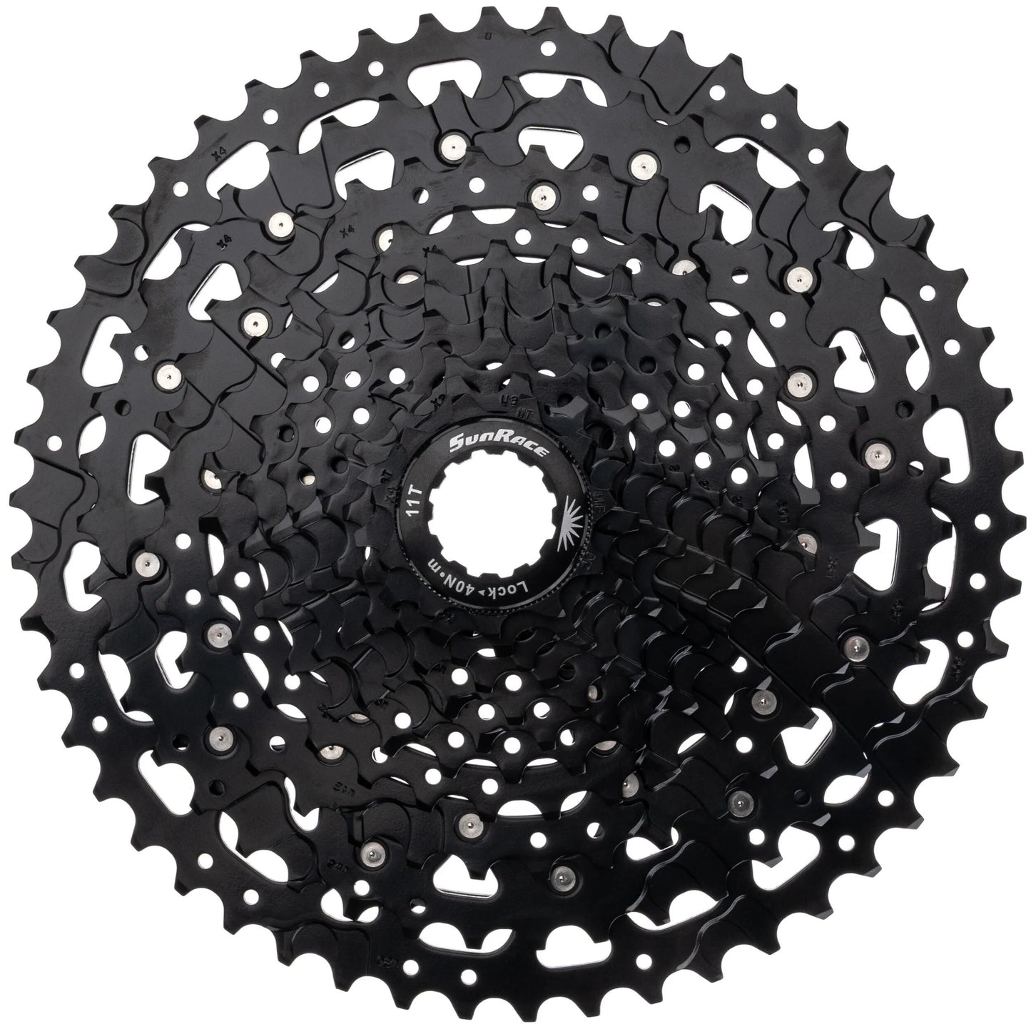 Sunrace cassette csux400 700 cassette csux400 11f.f.cues 11-50 noir
