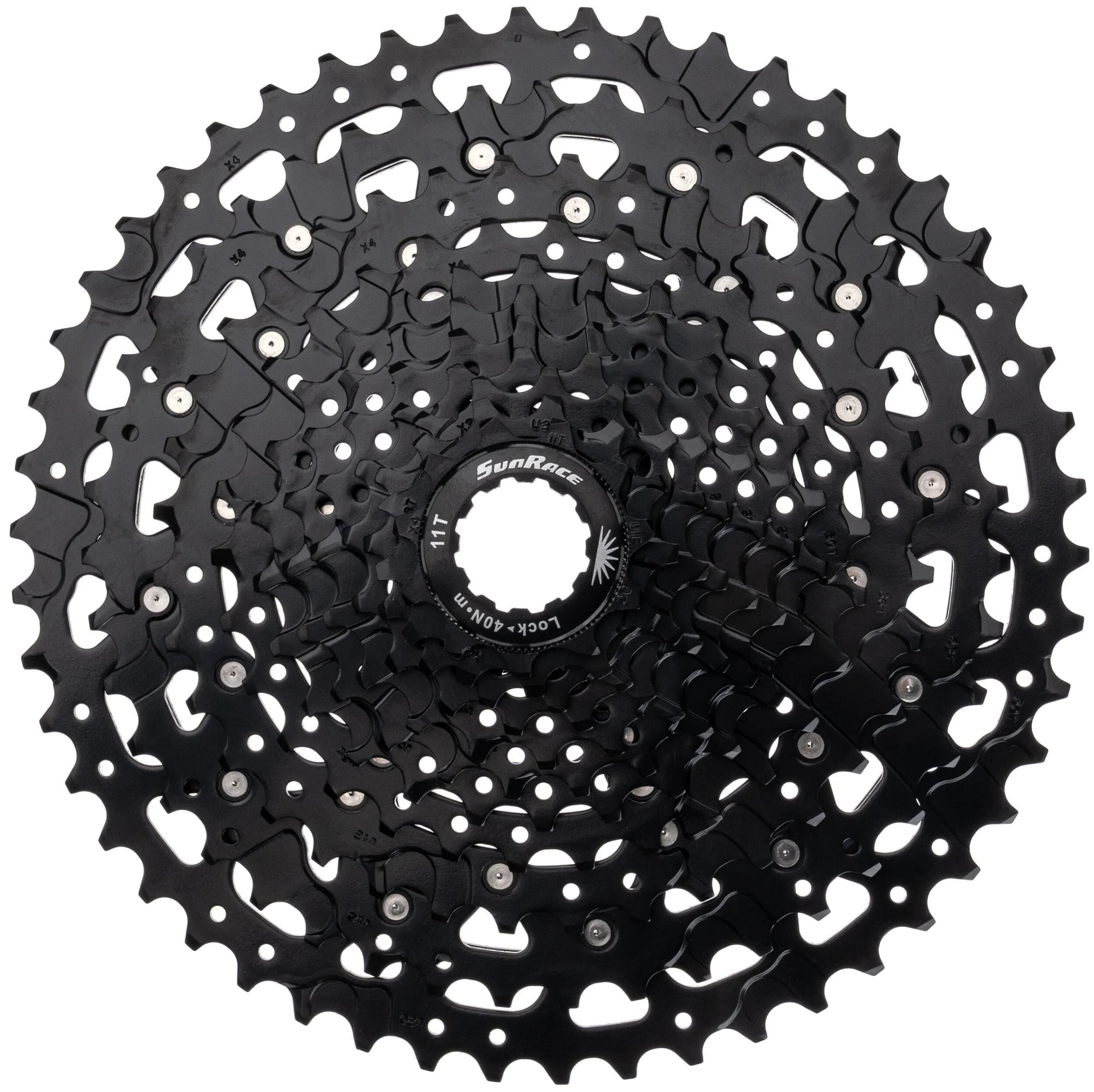 Sunrace cassette csux400 700 cassette csux400 11f.f.cues 11-50 noir
