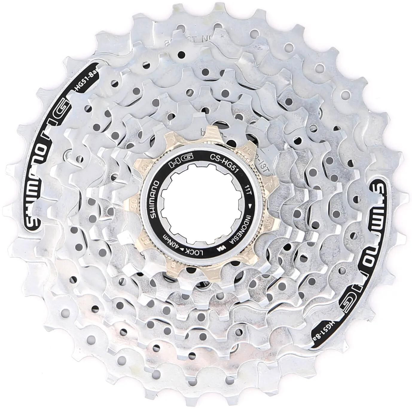 Shimano Cassette 8 Speed ​​Alivio HG51 11-30T (10 pièces en emballage d'atelier)