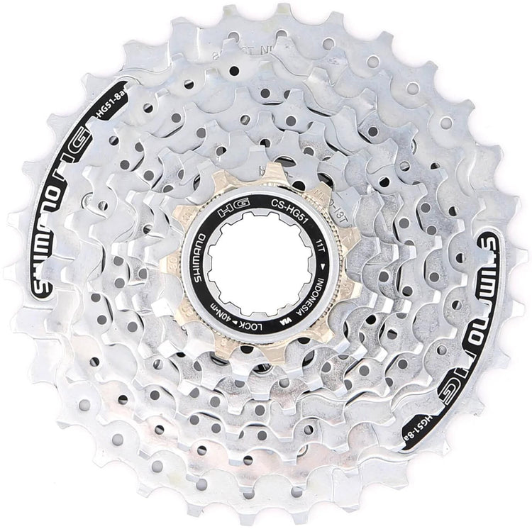 Shimano Cassette 8 Speed ​​Alivio HG51 11-30T (10 pièces en emballage d'atelier)