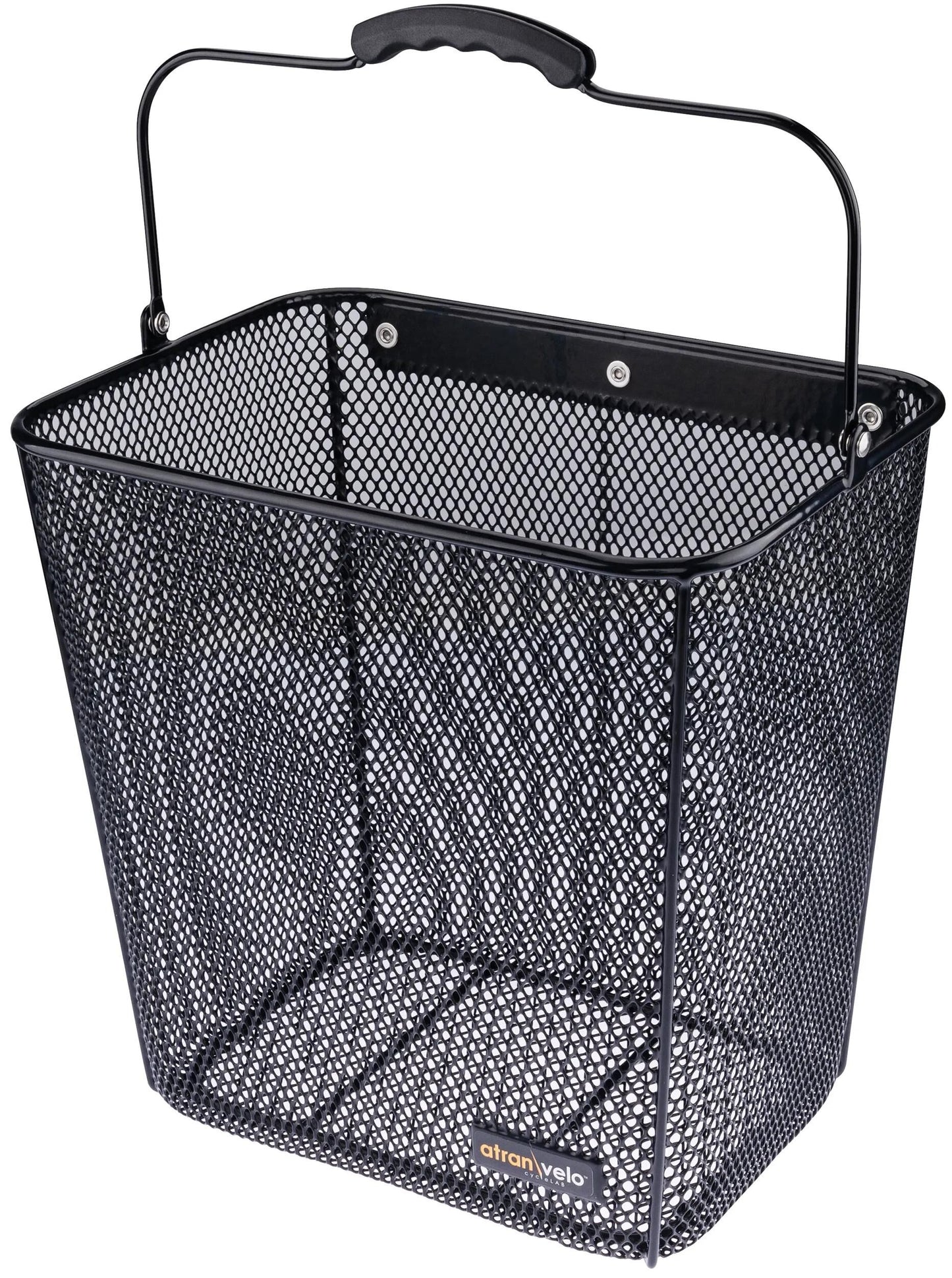 Panier à vélo Atranvelo, côté quotidien avant fr.basket côté quotidien noir