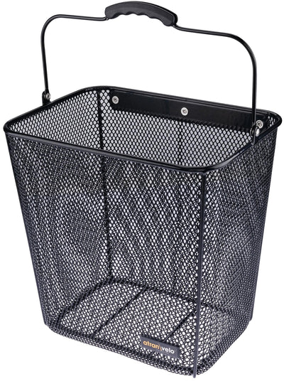 Panier à vélo Atranvelo, côté quotidien avant fr.basket côté quotidien noir