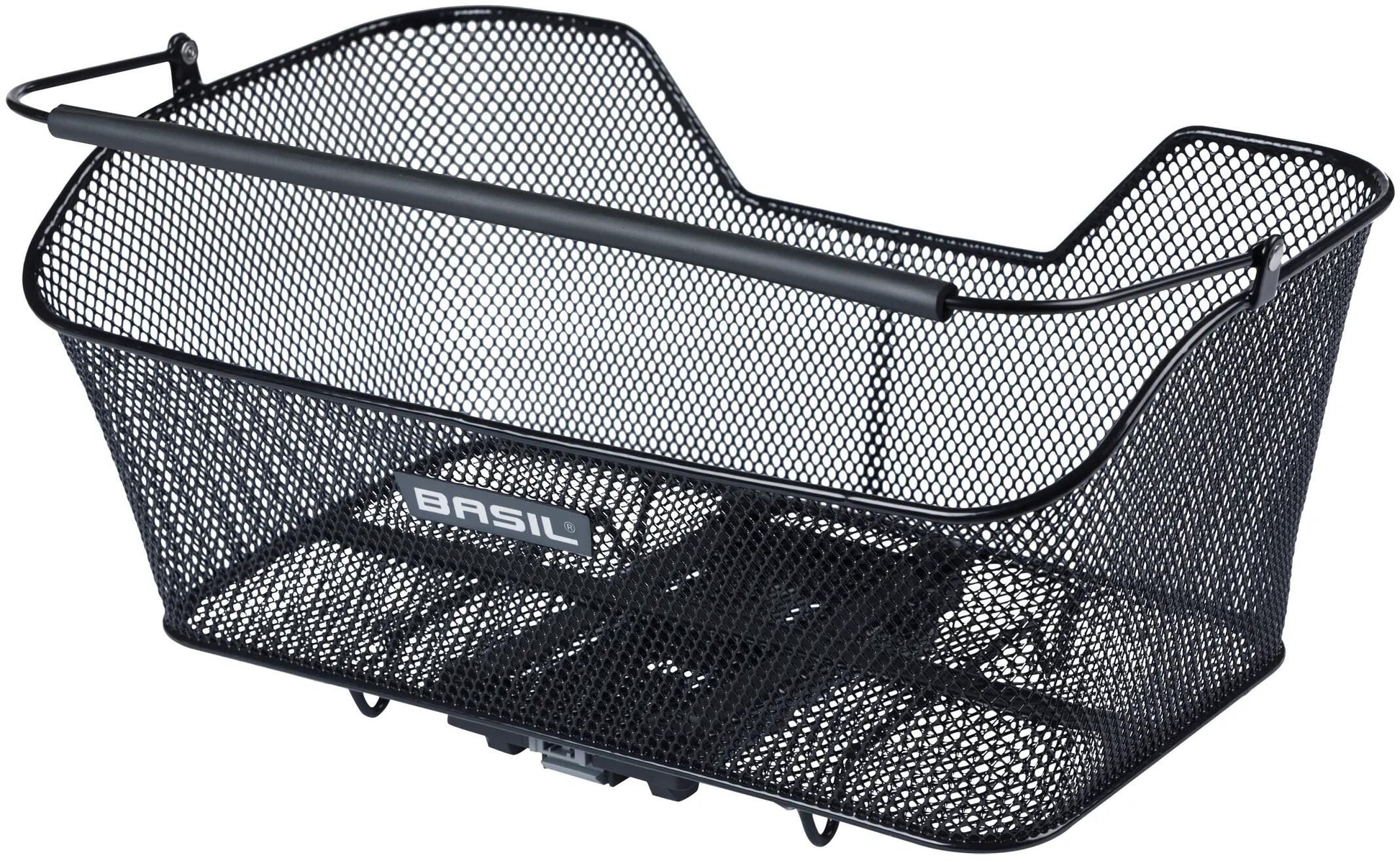 Panier de vélo de basilic base xl panier arrière mik 44 x 23 x 17 cm noir