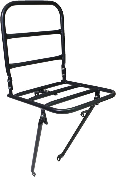 Steco porte-bagages, porte-bagages avant 26 28, acier, noir mat