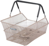 Panier de vélo de basilic Cento Mik 39 x 24 x 13 cm Nude Metallique - afbeelding 2