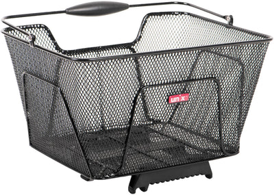 Panier arrière Unix Reano Steel, noir
