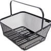 Contec panier à vélo, arrière vero multi ct hr-basket vero multi acier 40x30x18 14 cm noir