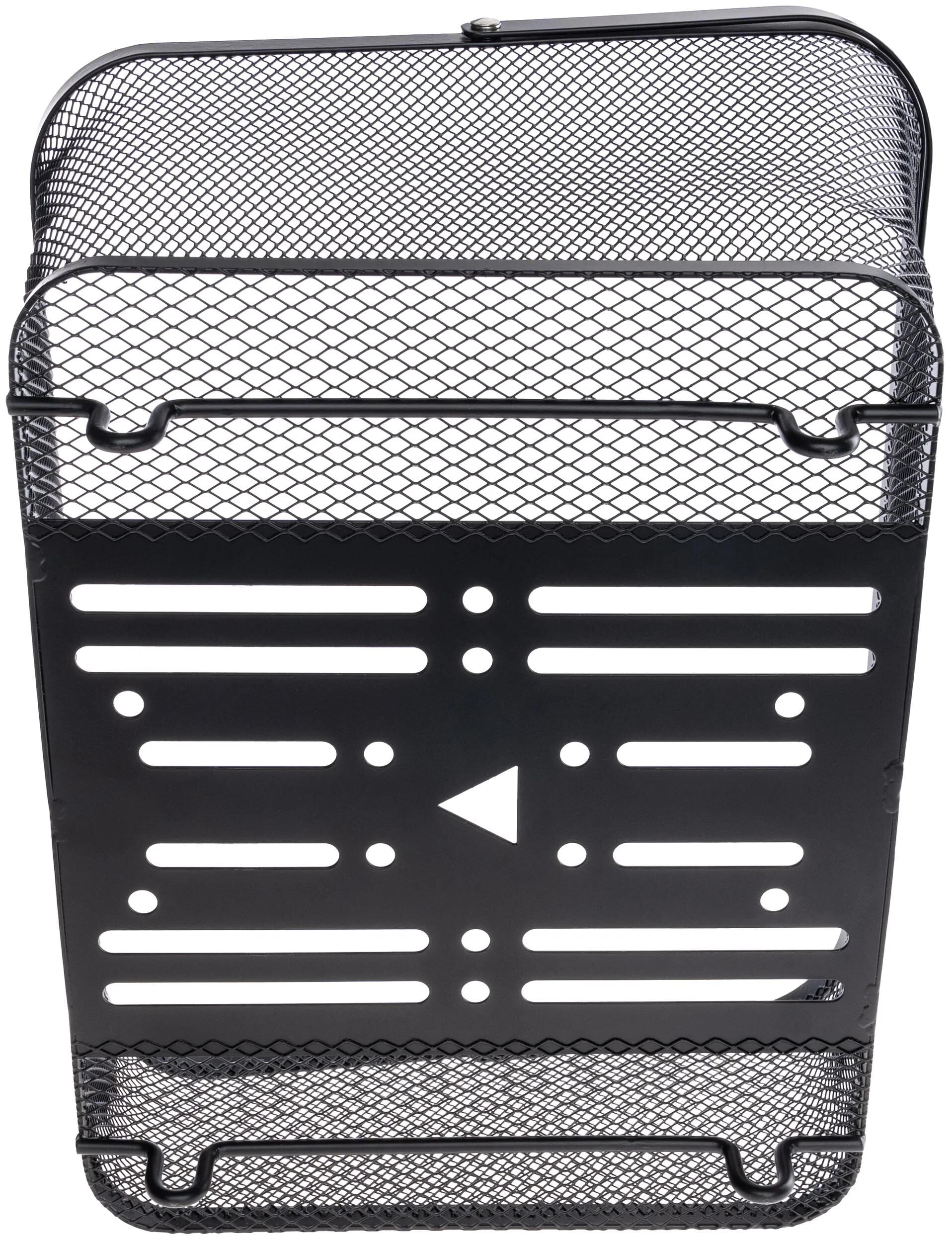 Contec panier à vélo, arrière vero multi ct hr-basket vero multi acier 40x30x18 14 cm noir