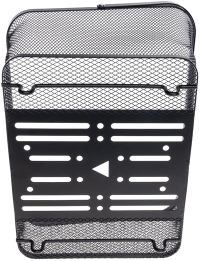 Contec panier à vélo, arrière vero multi ct hr-basket vero multi acier 40x30x18 14 cm noir
