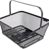 Contec panier de vélo, à l'arrière du vero mik 2.0 ct hr-basket vero mik 2.0 acier 40x30x18 14 cm noir