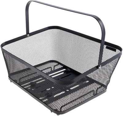 Contec panier de vélo, à l'arrière du vero mik 2.0 ct hr-basket vero mik 2.0 acier 40x30x18 14 cm noir