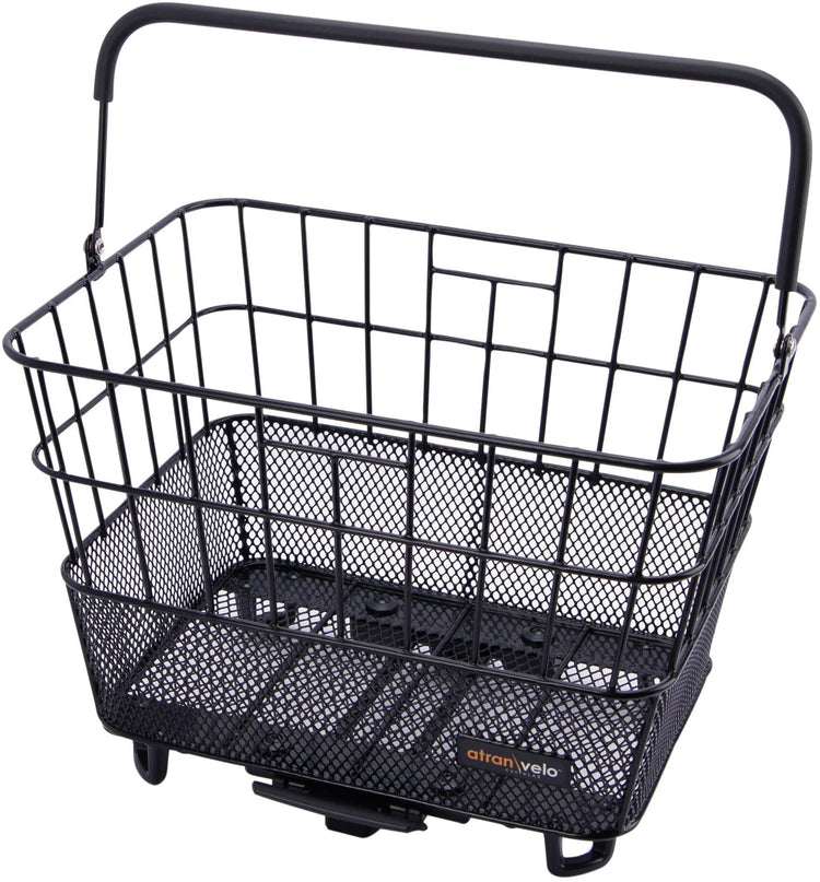 Atranvelo panier à vélo, avant apporter m avs fr.basket apporter m avs noir