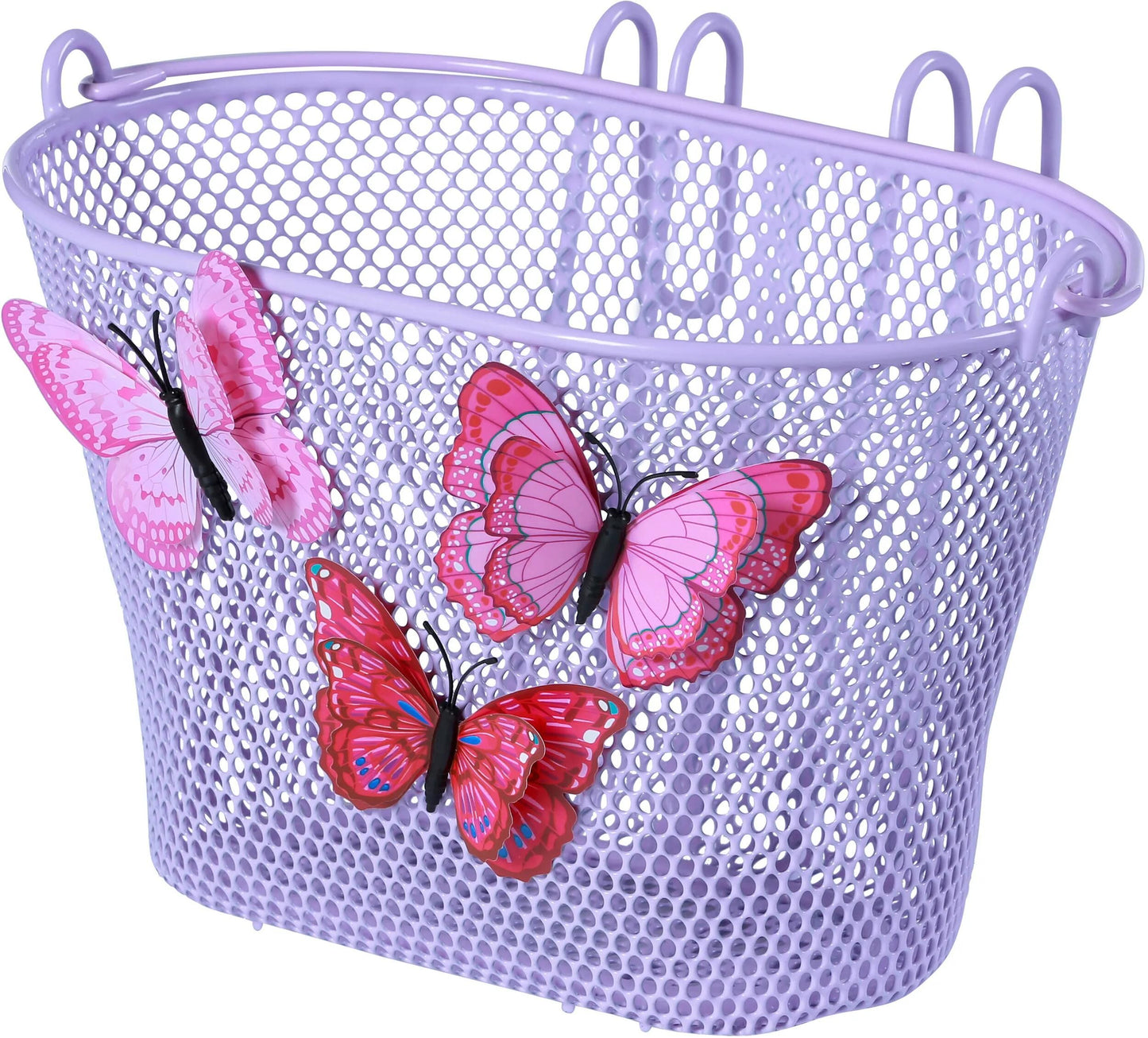 Basil Jasmin Butterfly - panier à vélo pour enfants - avant ou arrière - lilas