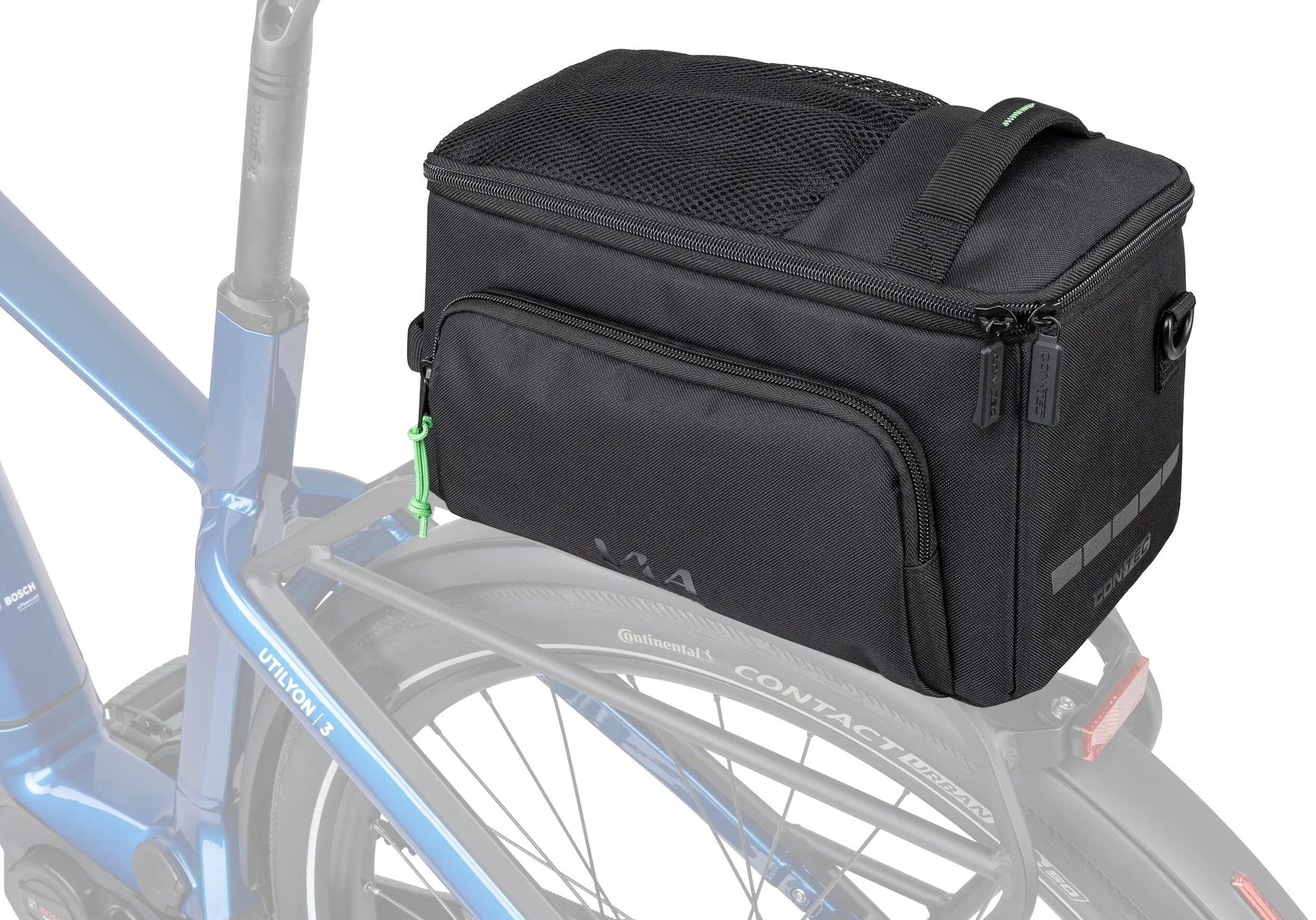 Contec sac porte-bagages via commuter ct sacoche via commuter rt noir