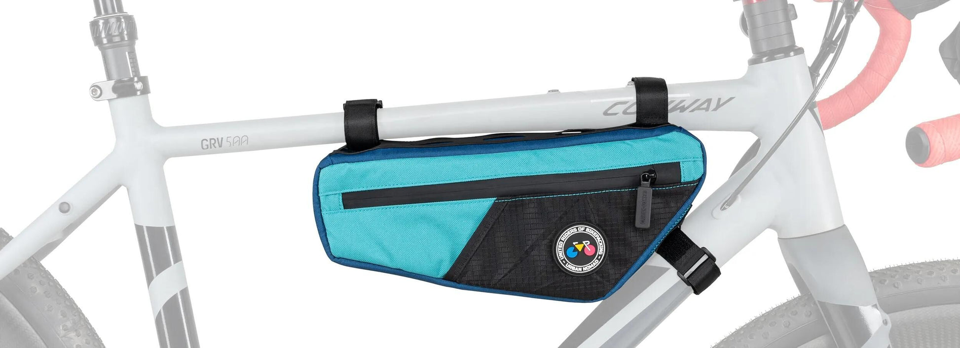 Contec sacoche de cadre urban nomad frame 2.0 ct sacoches de cadre urban nomad frame 2.0 turquoise