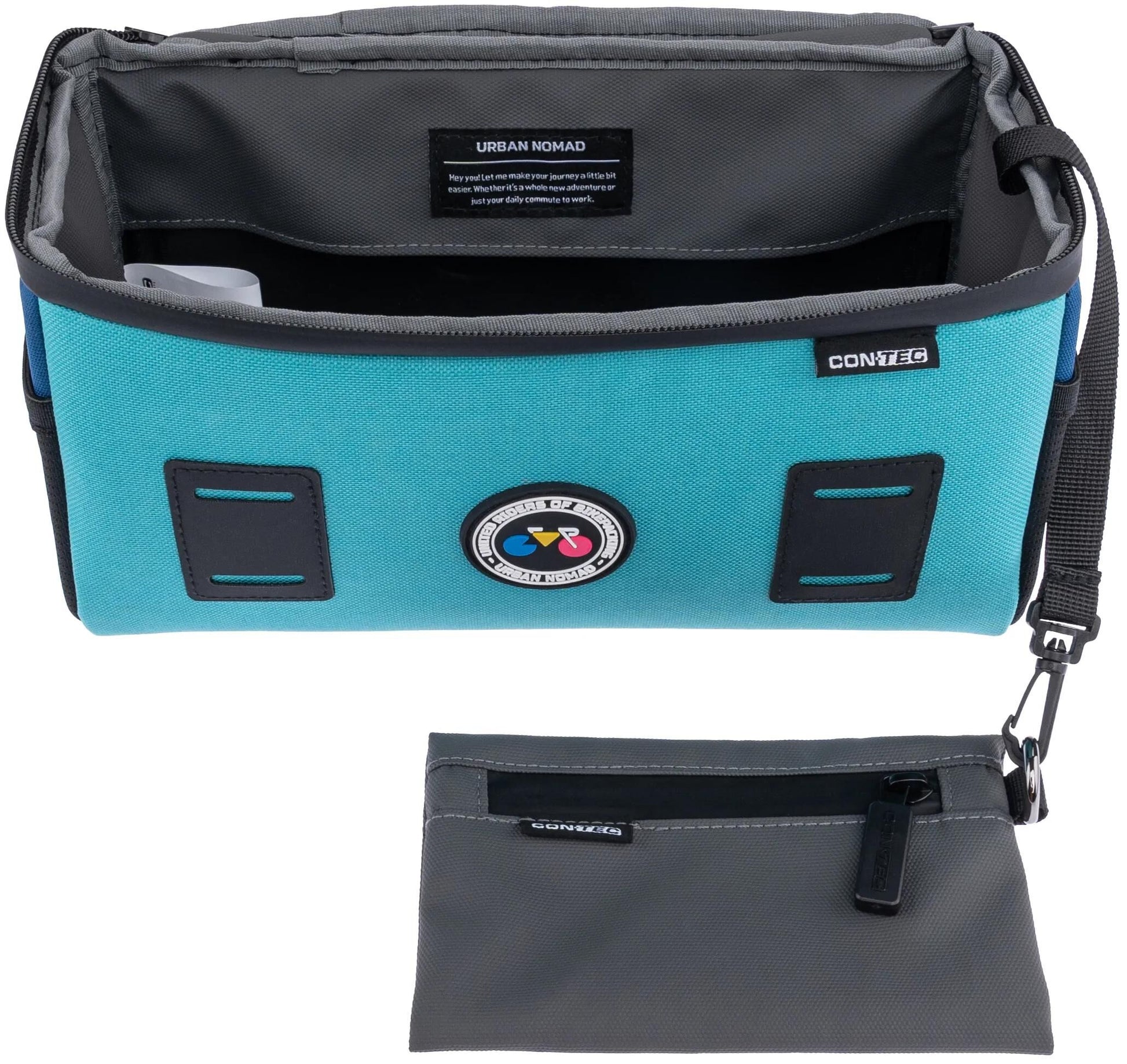 Sacoche de guidon Contec urban nomad front 4.2. sacoche de guidon ct urban nomad front 4.2 turquoise