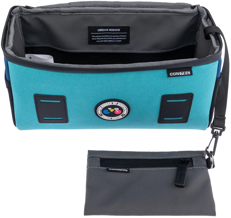 Sacoche de guidon Contec urban nomad front 4.2. sacoche de guidon ct urban nomad front 4.2 turquoise