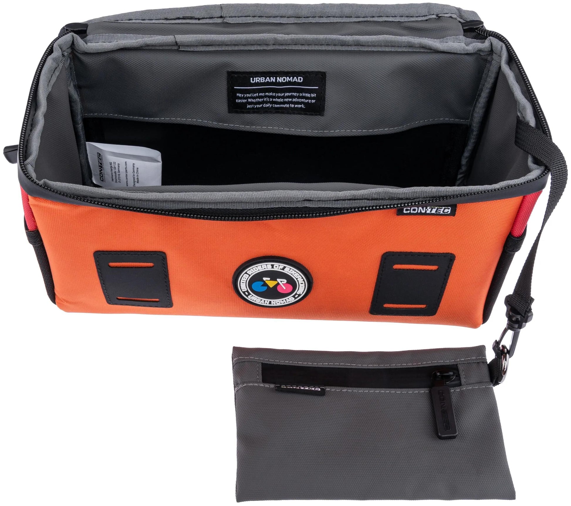 Sac de guidon Contec Ct Front nomade urbain 4.2 Orange