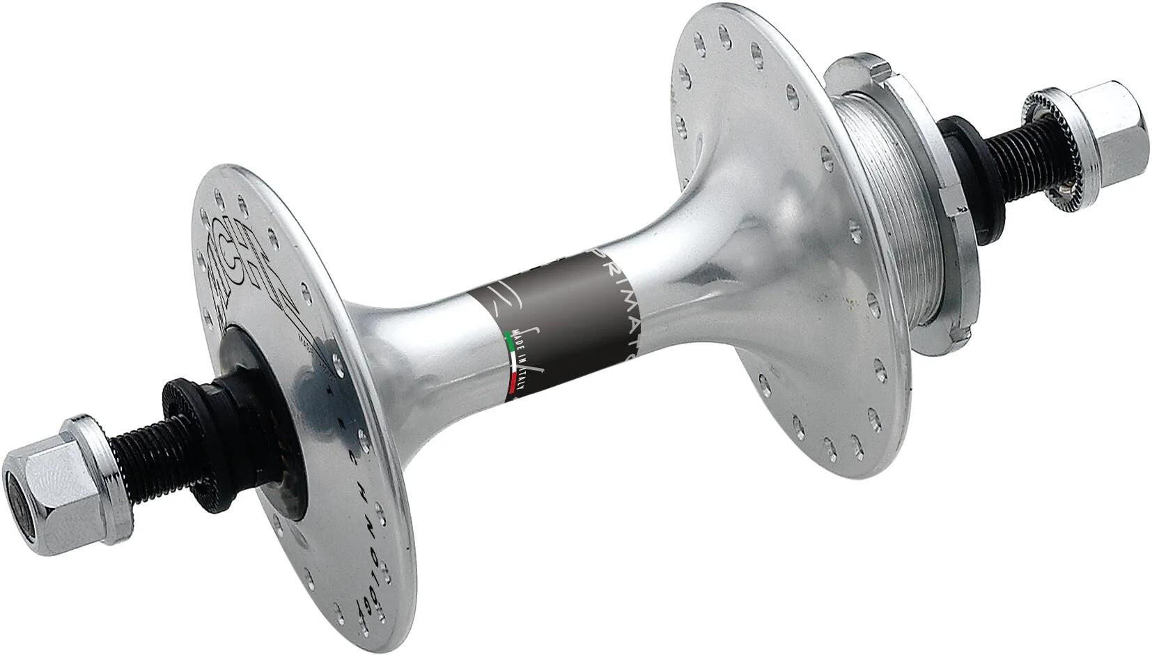 Miche après Hub Pista 32gts. Argent à bride haute