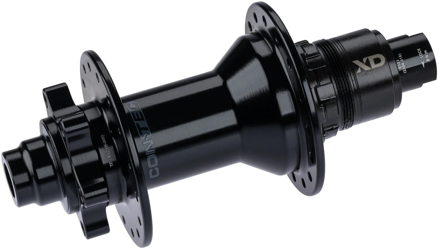 Noyau de moyeu arrière à cassette Contec db . Noyau de moyeu de cassette ct db 32l. Augmentation de 148 mm xd