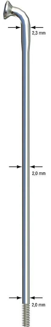 Sapim Spaak Strong parla fort SST 202 mm noir